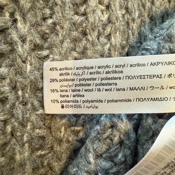 Zara Oversized Open Cardigan - grey color | Size S - Picture 7 of 7